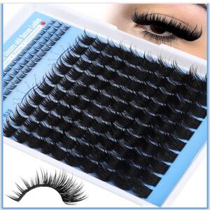 Spiky Lash Clusters 12-20mm Thick Lash Extension with Bottom Lashes WispyEyelash